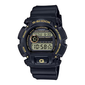 G Shock: Casio G-Shock Watch DW-9052GBX-1A - Black & Gold