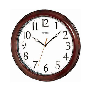 Rhythm: Rhythm Wall Clock 31cm - Wooden Case