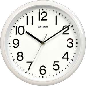 Rhythm Wall Clock 30cm - White