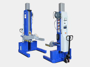 Products: 167217B – 7500KG mobile column lifting DC type with communication cables