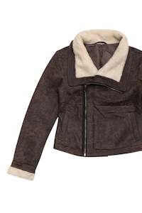 #160 Girl Xpress faux leather jacket | c. 158 | size 6