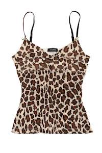#20 Kookai leopard print cami | c. 165 | size 6/8