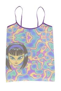 Lingerie: Unno Psychedelic Print Camisole Purple | c. 167 | Size 8/10