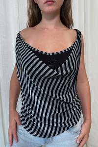 Frontpage: #03 Playboy Tank Top Black | c. 172 | Size 12