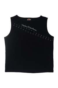 #07 Harley-davidson Tank Top Black | c. 172 | Size 12/14