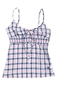 Frontpage: #27 Blenblsha Plaid Cami Top Pink | c. 172 | Size 6/8