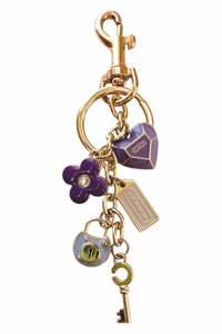 #14 Coach Keychain Charm Purple | c. 170