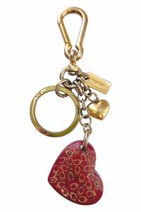 #11 Coach Keychain / Bag Charm Gold | c. 170