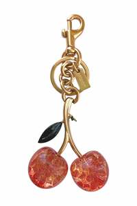 #5 Coach Accessory Keychain / Bag Charm Red | c. 170