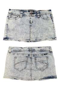 Bottoms: #87 Tatto Jeans Mini Skirt Blue | c. 172 | Size 10