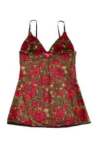 Dresses: #108 Victoria’s Secret Mesh Floral Slip Babydoll Red | c. 171 | Size 12