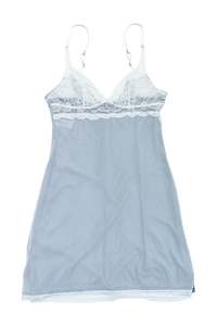 Dresses: #126 Slip Dress / Chemise Blue | c. 171 | Size 8