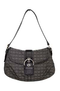 #242 Coach Shoulder Bag Black | c. 172