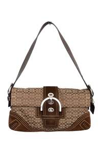 #249 Coach Shoulder Bag Brown | c. 172