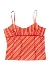 Top Picks: #31 Tommy Hilfiger Striped Camisole Top Orange | c. 172 | Size 12/14