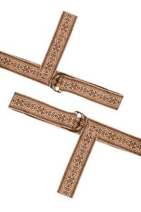 Accessories: #261 Fabric Brown Belt | c. 174