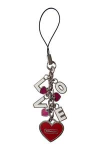 Accessories: #152 Coach Phone Charm / Bag Charm Red | c. 169