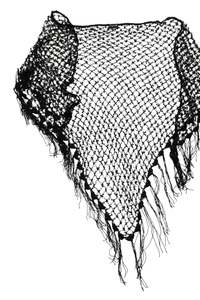 Cejon Scarf Black | c. 168 | Size 10/12/14