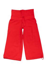 #112 Wide-leg Knit Pants Red | c.174 | Size 8