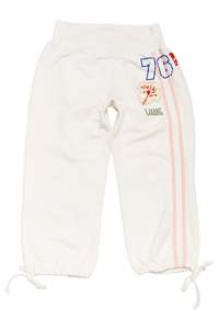 #117 Ljeans Lonsdale Track Pants / Joggers White | c. 174 | Size 8