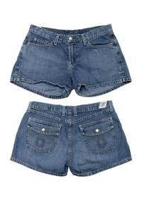 Bottoms: #132 Lucky Brand Dungarees Denim Shorts Blue | c. 174 | Size 8