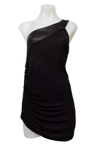 #277 Only One shoulder top Black | c. 174 | Size 12
