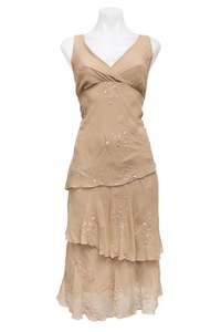 #281 Jonathan Martin Studio Dress Beige | c. 174 | Size 10