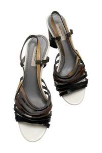 #184 Heeled Sandals Black | c. 173 | Size AU 7.5
