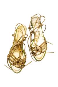 Shoes: #191 Sandals Gold | c. 173 | Size AU 7