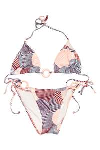 #179 Etam Bikini Set Multicolor (peach, Burgundy, Light Blue, White) | c. 174 | Size 12
