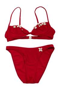 Swimwear: #198 3 Peice Morgan Bikini Red | c. 174 | Size 6/8
