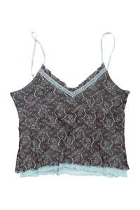 Lingerie: Cassis Cami Top Gray | c. 168 | Size 14