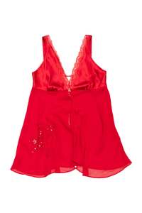 #10 Secret Treasures Lingerie Babydoll Top Red | c. 173 | Size 8