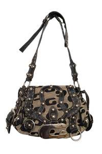 Bags: #266 Studded Monogram Guess Shoulder Bag | c. 174
