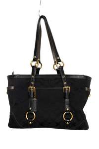 Bags: #275 Coach Monogram Shoulder Bag Black | c. 174