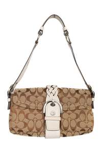 Bags: # 259 Coach Soho Shoulder Bag Beige | c. 172