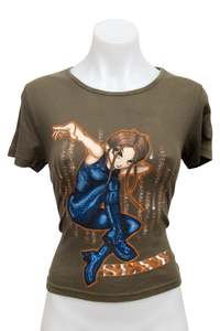 #40 T-shirt Green | c. 176 | Size 10