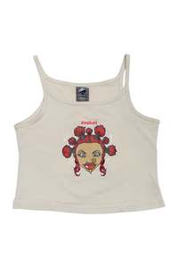 Baby Tees: #133 Killah Babe Camisole Crop Top Beige | c. 173 | Size 14