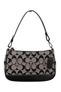 #183 Coach Monogram Demi Bag Black | c. 181