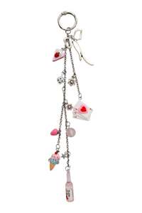 #01 Cards Cake Bow Bag Charm | c. 181