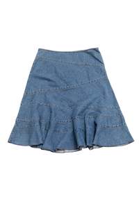 #100 Dkny Jeans Skirt Blue | c. 181 | Size 8
