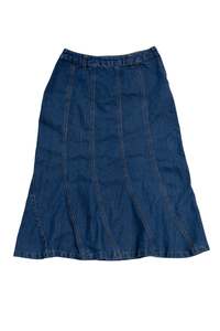 #103 Christopher & Banks Denim Skirt Blue | c. 181 | Size 6