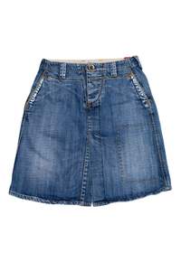 Bottoms: #107 Upgrade Dept Denim Mini Skirt Blue | c. 181 | Size 6