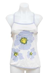 #15 White graphic floral Cami | c. 181 | Size 10