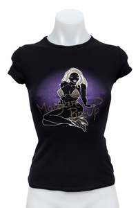 #25 Morgan Graphic T-shirt Black | c. 181 | Size 8