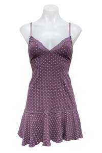 Dresses: #90 Etam Purple Mini Dress| c. 181 | Size 8