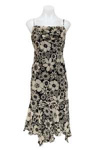 Dresses: #98 Jonathan Martin Black floral dress | c. 181 | Size 6