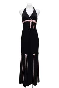 #66 Rampage Halter Maxi Dress Black | c. 179 | Size 10