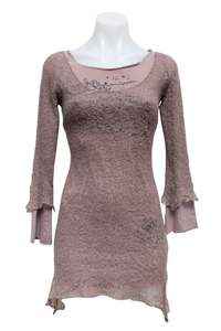 Jumpers: #74 Purple Layered Long sleeve top | c. 181 | Size 6