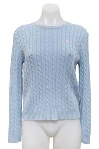 Jumpers: #146 Ralph Lauren Blue Knit | c. 179 | Size 10